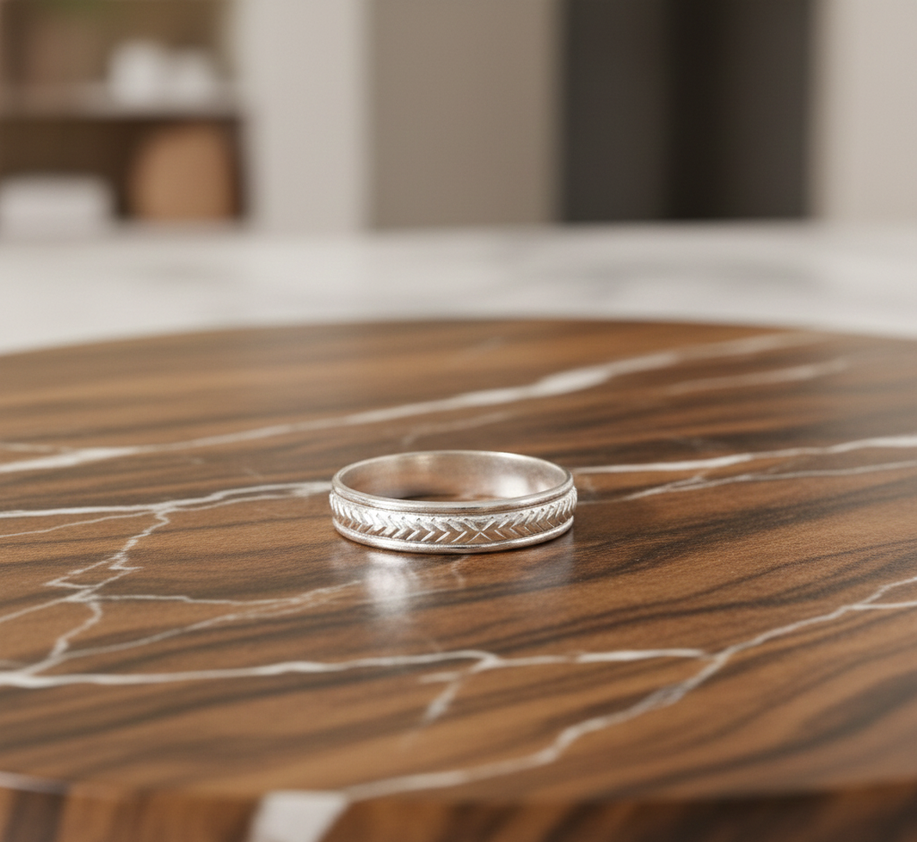 Solid Silver Milgrain Jewelry Rings