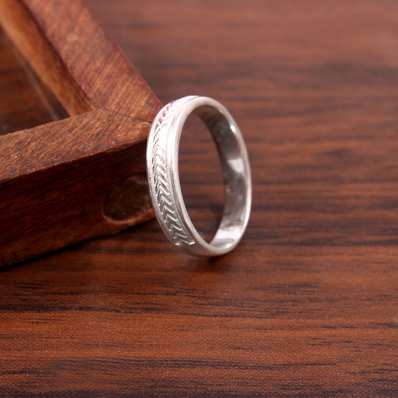 Solid Silver Milgrain Jewelry Rings