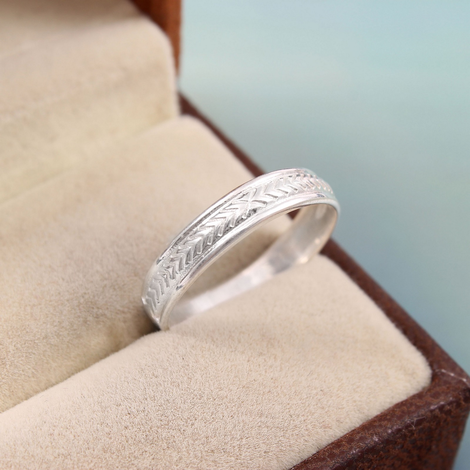 Solid Silver Milgrain Jewelry Rings