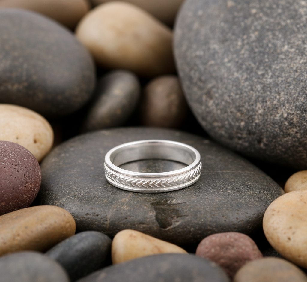 Solid Silver Milgrain Jewelry Rings