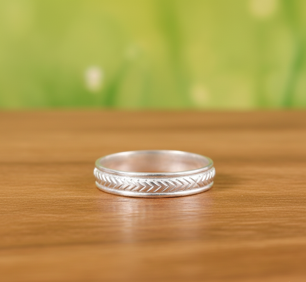 Solid Silver Milgrain Jewelry Rings