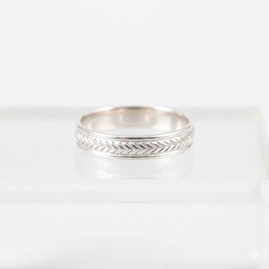 Solid Silver Milgrain Jewelry Rings
