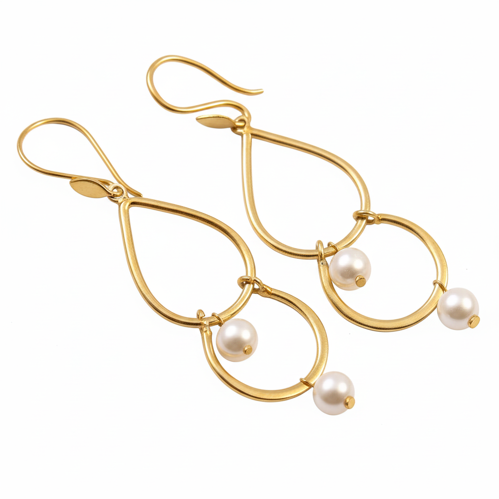 Pearl Earrings Silver 925 For Women