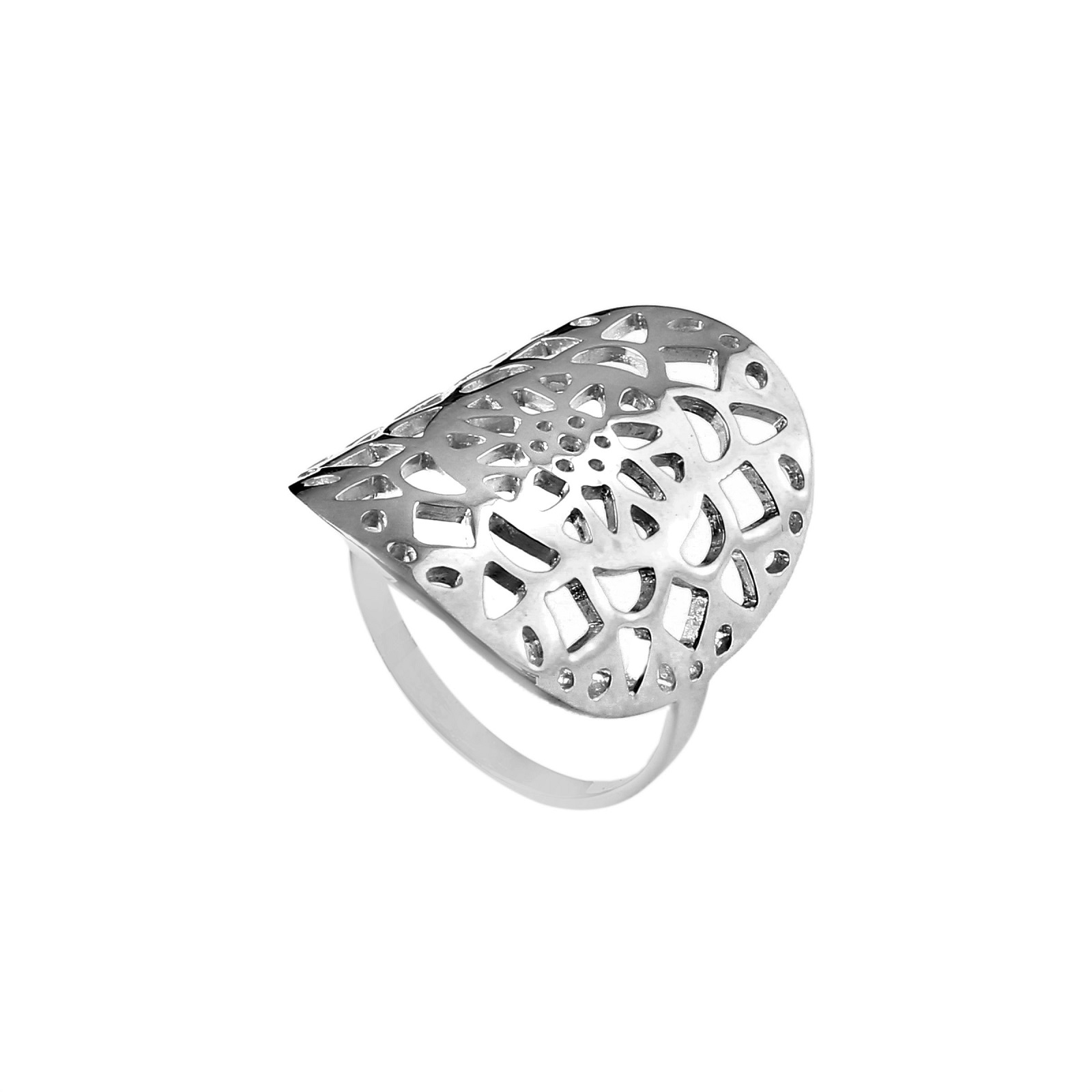 925 Sterling Silver Mandala Ring For Women