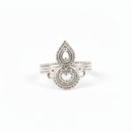 Designer Textured Ring In 925 Sterling Silver