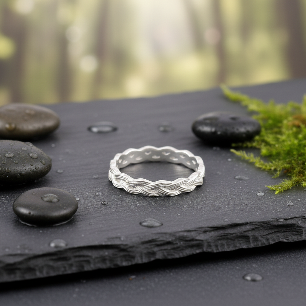 925 Sterling Silver Twist Ring For Women Fashion Wedding Party