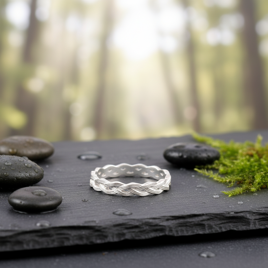 925 Sterling Silver Twist Ring For Women Fashion Wedding Party