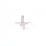 925 Sterling Silver Heartbeat Ring Design India Wholesale