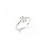 Women’s 925 Sterling Silver Flower Ring Jewelry