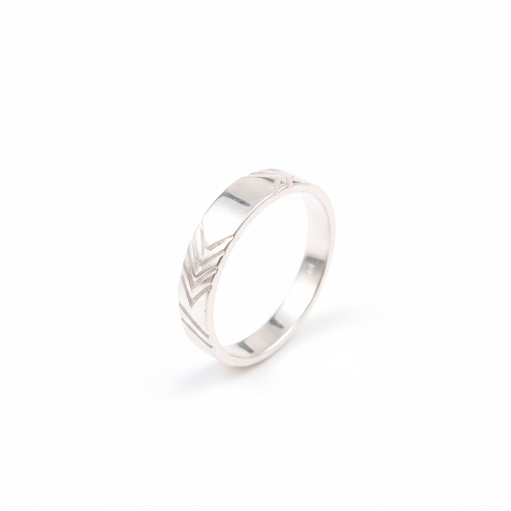 925 Sterling Silver Ring Band Design For Women