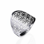 925 Sterling Silver Mandala Art Design Ring