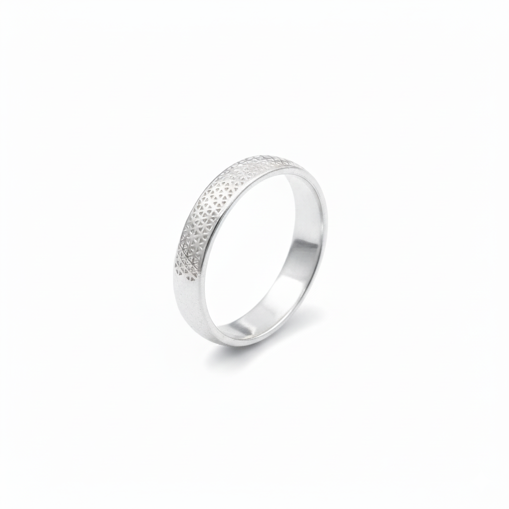 925 Sterling Silver Band Ring Design For Women