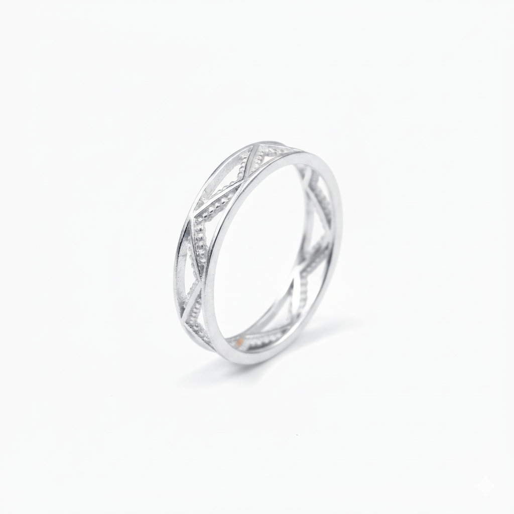 Traditional Wedding Ring Bands in 925 Sterling Silver