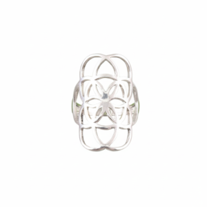 925 Sterling Silver Seed of Life Mandala Ring