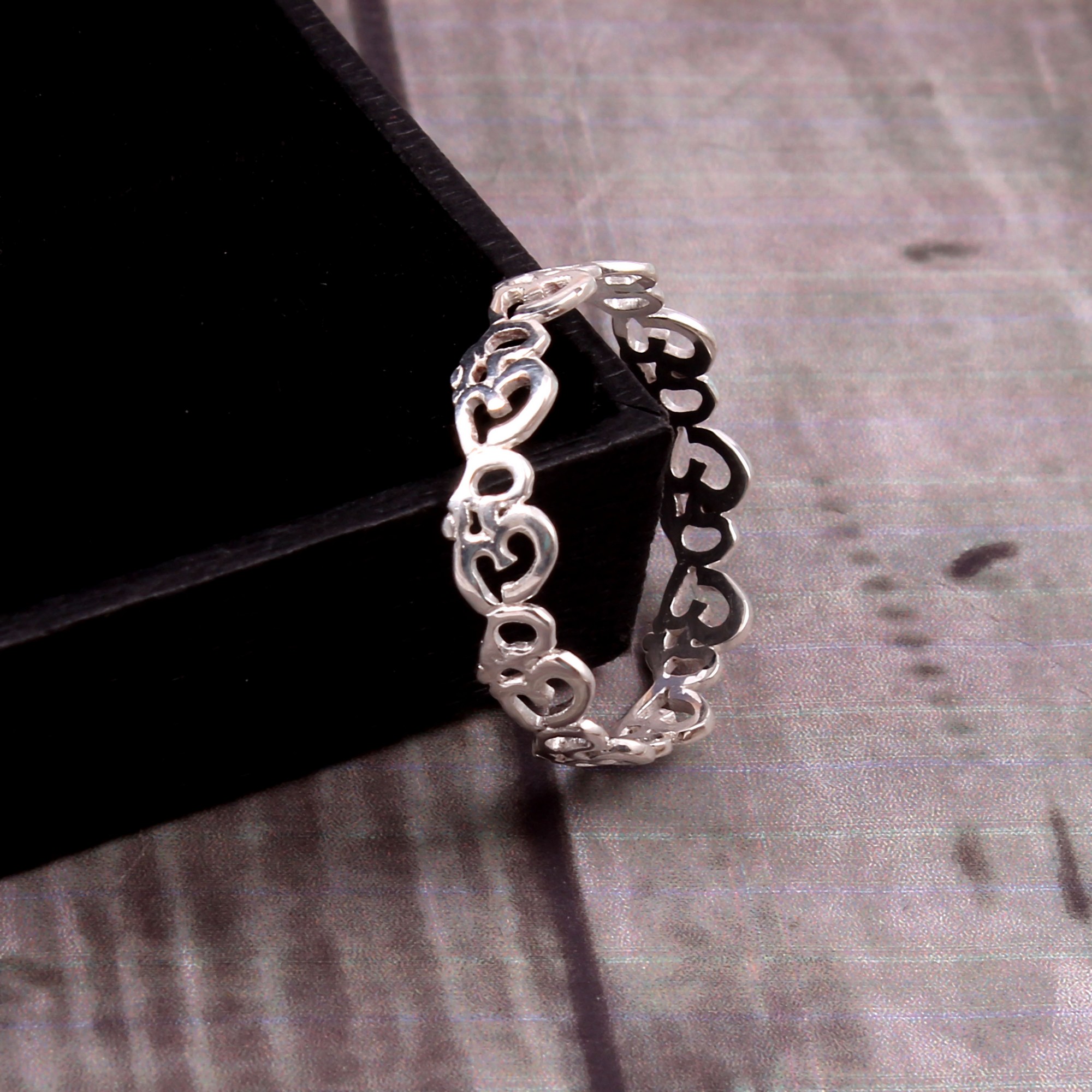 925 Sterling Silver OM Religious Unisex Ring