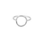 Women's 925 Sterling Silver Circle Karma Ring