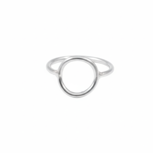 Women's 925 Sterling Silver Circle Karma Ring