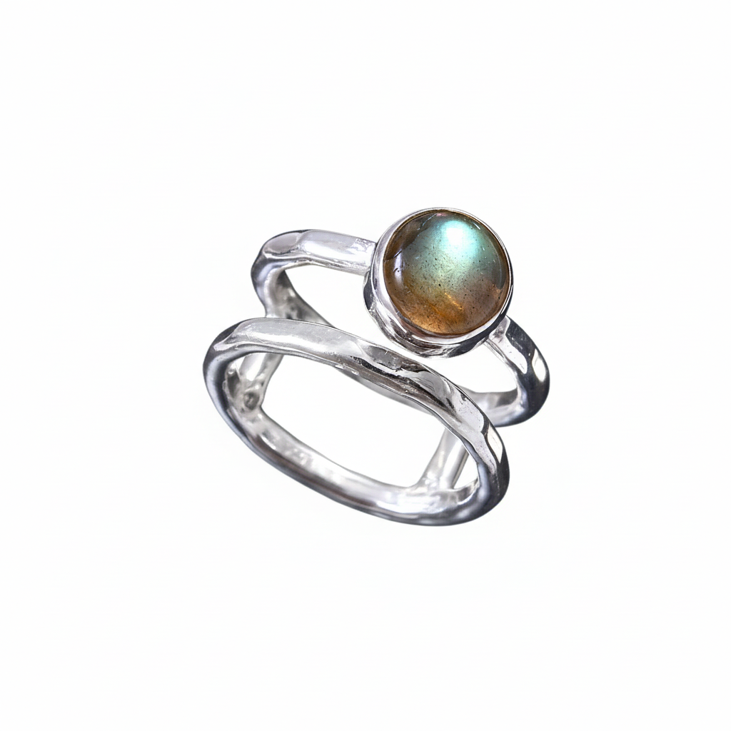 925 Sterling Silver Labradorite Ring