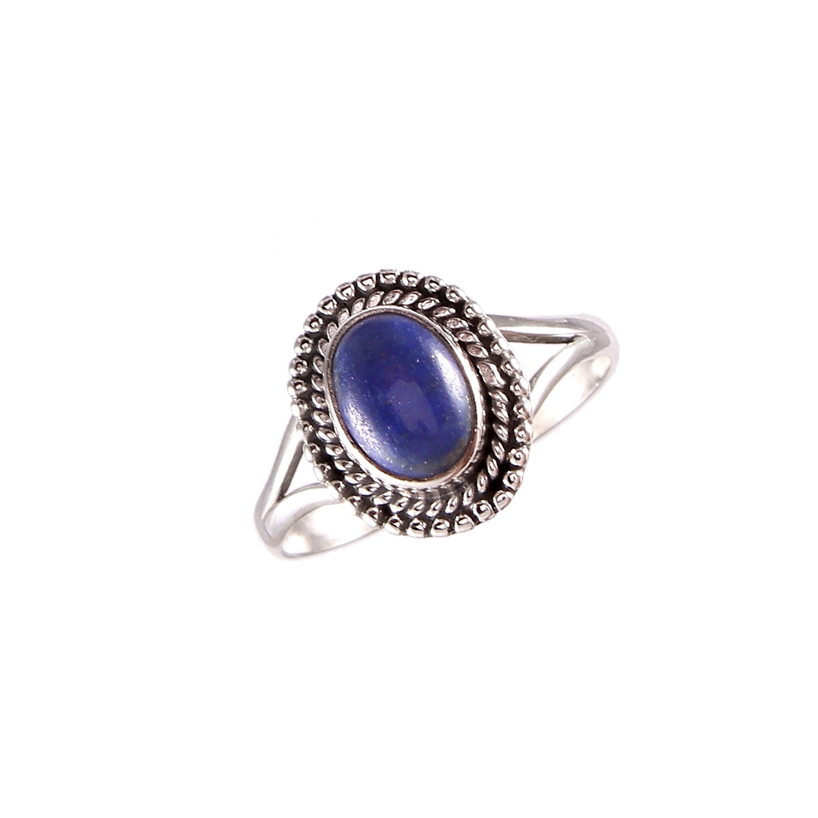 925 Sterling Silver Oval Lapis Lazuli Handmade Ring