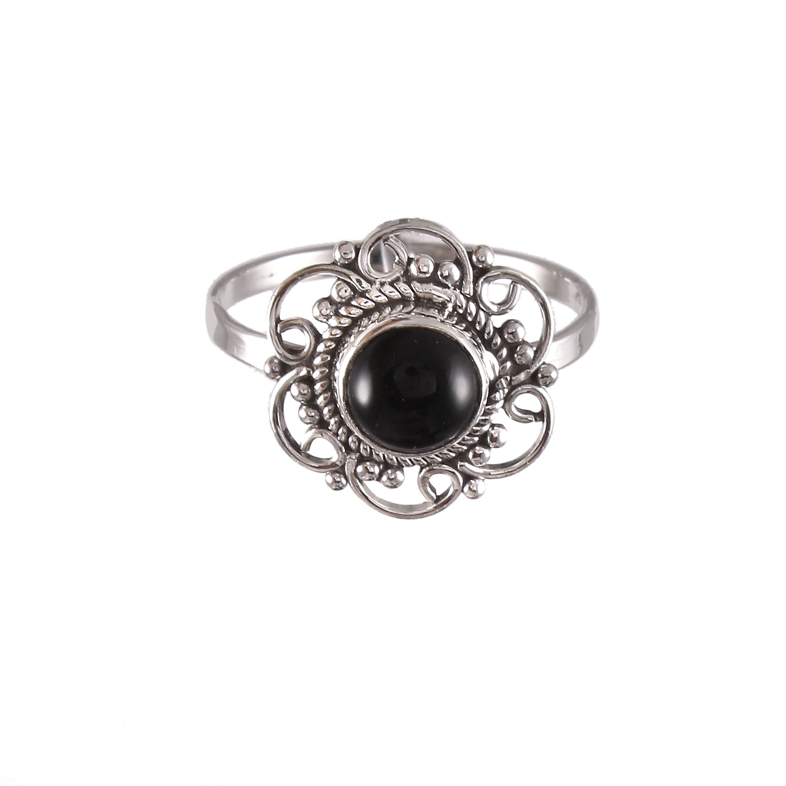 925 Sterling Silver Black Onyx Ring Handmade Jewelry