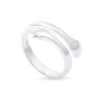 925 Sterling Silver Adjustable Hugging Ring For Unisex