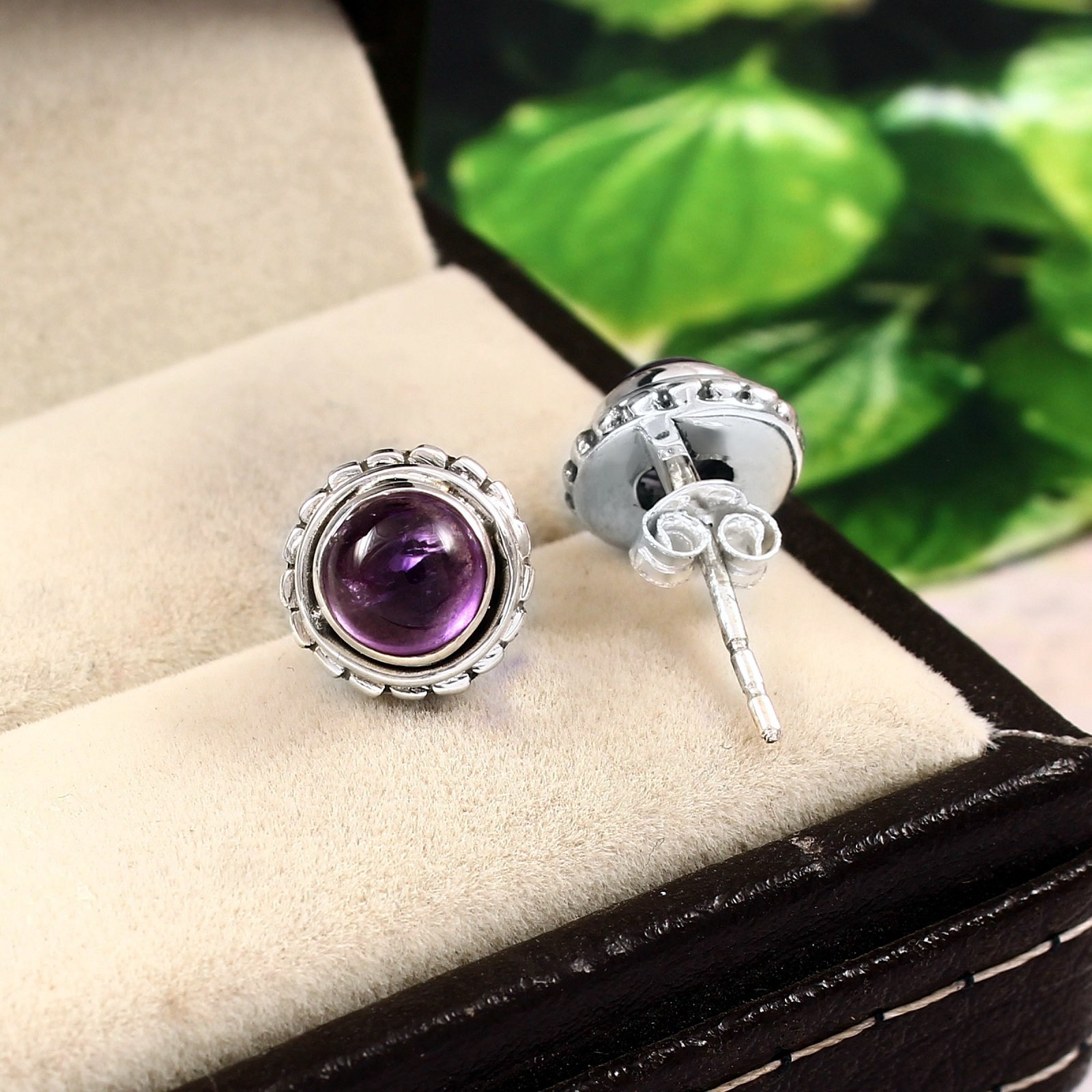 925 Sterling Silver Love Heart Crystal Stud Earrings – Solid Silver, Crystal Stone, Made In AU