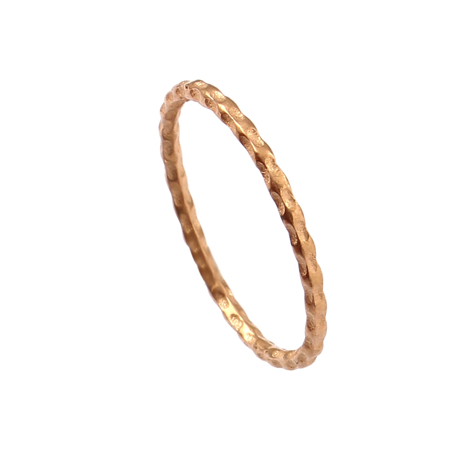 Gold Plated 925 Sterling Silver Textured Designer Ring