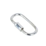 Lock and Key Charms 925 Sterling Silver Carabiner Lock