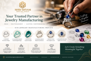 Shri Shyam Gems and Jewelry – custom jewelry manufacturing, gemstone sourcing, wholesale production, and B2B jewelry solutions